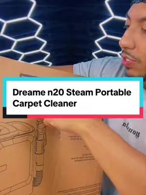 The NEW Dreame n20 steam   🙌🏽  #summeressentials #DealsForYouDays #dreame #n20steam #portablecarpetcleaner 