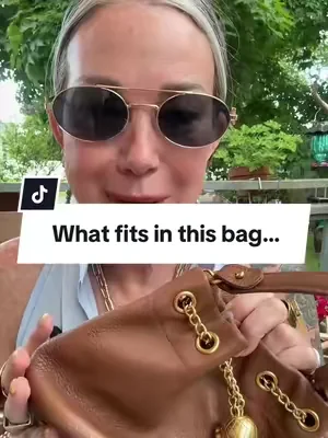 What’s in my bag  My favorite cross body leather bag from tiktok shop  #crossbodybag #leatherbag #bag #tiktokshopcreatorpicks #over50style 