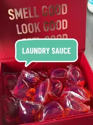 These laundry detergent pods make my laundry smell amazing 🤩 @Laundry Sauce #laundrysauce #dealsforyoudays 