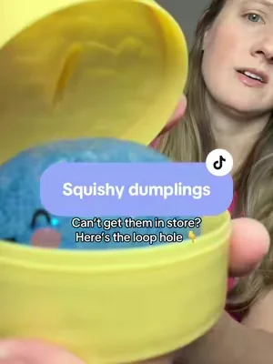 5 below has a limit, but TikTok doesn’t #squishy #squishydumplings #viralsquishy #satisfyingsquish #squishfinds 