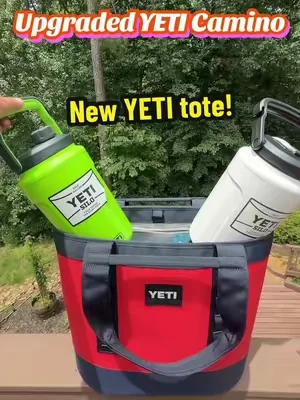 The YETI Camino Carryall is the perfect beach tote bag! This durable tote is just at home by the pool as it is on an elk hunt. With the built-in dividers that fit the yeti silo half gallon bottle, this is ready for any adventure. Great internal organization makes it the ultimate beach accessory.  #yeticamino #yeticaminocarryall #beachtote #poolbag #dealsfortoudays @YETI 