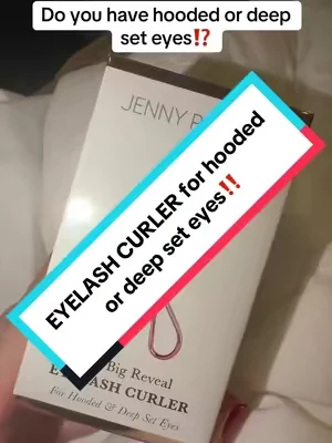 The Big Reveal Eyelash Curler for Hooded and Deep Set Eyes - Professional Curler for Women - Makeup Tool for Best Lashes & Beauty #eyelashcurler #hoodedeyes #makeuptools #tiktokshopcreatorpicks #eyelashes @Jenny Patinkin 