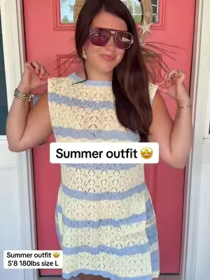 Cutest set!! #crochetoutfit #summeroutfits #matchingset #twopieceset #sleeveless 