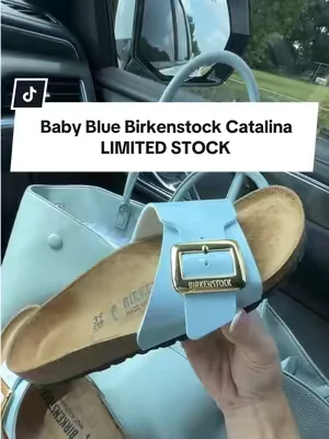 Not @QVC, Inc with the baby blue birks 🥲🩵 if they still have your color and size DO NOT let these sit in your cart yall! #dealsforyoudays #birkenstocks #womenssandals #birkenstocksandals #momootd 