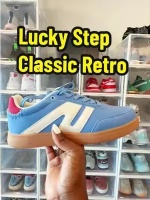 Luck Step Women Classic Retro Gum Sole Fashion Sneakers #luckystep #fashionsneakers #womensneakers #dealsforyoudays #summerwins 