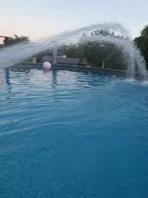 Add a waterfall effect to your pool in minutes. This pool fountain helps circulate water, creates a relaxing spray, and can make those hot summer days a lot more enjoyable. #PoolAccessories #TikTokShopCreatorPicks #tiktokshopstockup #BigDreamsStartSmall #dealsforyoudays 
