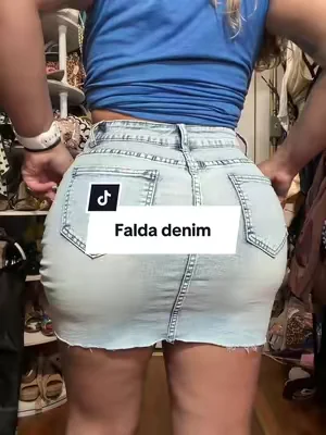Falda denim casual #skirt #denim #SuperBrandDay #dealsforyoudays 