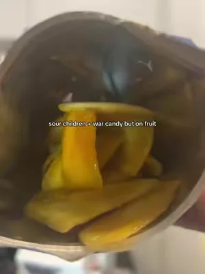 The people are saying this is the sourest result fruit candy on the market right now. I already loved Final Boss mango but this blue raspberry sour mango takes the cake #sourcandy #asmrfood 