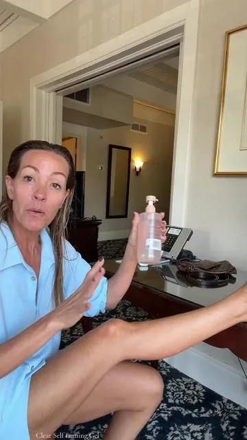 Pro Tip: you can use your blow dryer on cool to help dry it more quickly 👌 #selftanner #tanninggel #tanninglotion #selftanner #beauty 