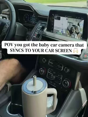 MOMS my baby car cam that syncs to your car screen is ON HUGE SALE TODAY!! RUN!!!  Literally at the TOP of the list of things that have helped my mom anxiety (& it is just super convenient to be able to see when she is sleeping/eating etc. and the fact that I don't need any extra wires or monitors cluttering my front console is AWESOME) I freaking love this camera #dealsforyoudays #babycarcamera #newmom #firsttimemomtips #babymusthaves 