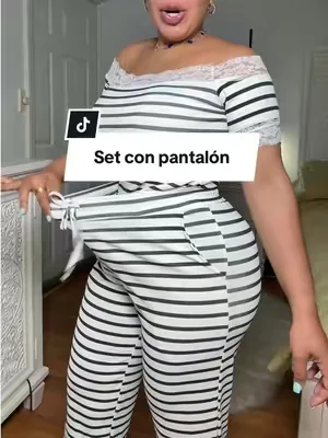 Set de 2 piezas pantalón  #2pieceset #pantalone #dealsforyoudays #summerwins #casualoutfits 