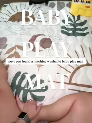 Obsessed with this play mat. #playmat #babyplaymat #nursery #dealsforyoudays #summerwins 