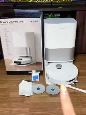 #robot #robotdelimpieza #Home #dealsforyoudays Robot aspirador y fregona DREAME L10s Ultra Gen 2, succión de 10 000 Pa, tecnología MopExtend, estación base todo en uno, vaciado automático cada 75 días, fregona autolavable y secante, evitación inteligente de obstáculos, limpieza de alfombras 
