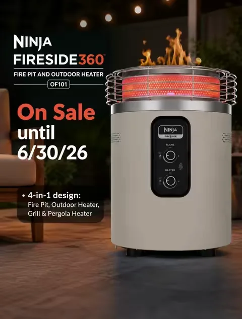 We had S’mores in 10 mins!  Ninja Fireside360 Fire Pit and Outdoor Heater - OF101 #TiktokShopCreatorPicks 