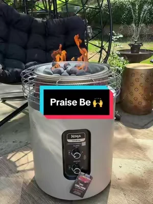 🔥✨ The backyard gadget that’s about to become everyone’s favorite gathering spot. The Ninja Fireside360 Fire Pit & Outdoor Heater OF101 turns ordinary evenings into unforgettable nights with warmth, ambiance, and all the cozy vibes. From summer cookouts to crisp fall nights, this is the outdoor upgrade you’ll use way more than you expected. ✨ Why homeowners are loving it: 🔥 Fire pit and outdoor heater functionality 🏡 Perfect for patios, decks & backyard spaces 🌙 Creates the ultimate outdoor hangout spot 🏕️ Great for camping trips and tailgates 👨‍👩‍👧‍👦 Perfect for family nights outdoors ✨ Enjoy more time outside year-round 🍂 Ideal for roasting marshmallows, relaxing & entertaining There’s just something about sitting around a fire with friends and family that never goes out of style. ❤️🔥 ✨ Backyard glow-up 🔥 Fireside memories 🏡 Outdoor entertaining made easy Coupons and sales subject to change at anytime!  This firepit is still open flame fire, still gets hot and can and will still burn if touched - I just love that its raised and I don’t have to worry about my smaller children falling inside a wood burning fire.  #NinjaFireside360 #OutdoorLiving #FirePit #BackyardGoals #PatioDecor 