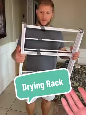 This drying rack is so sturdy @L I V O #dryingrack 