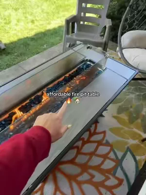 the patio upgrade we’ve been missing 💕 #propanefirepit #firepit #patioupgrade #dealsforyoudays 