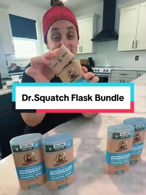 Did yall know Dr.Squatch came out with these?? lol  #DealsForYouDays #summeressentials #drsquatchrewardscampaign #summerwins #drsquatchflask 