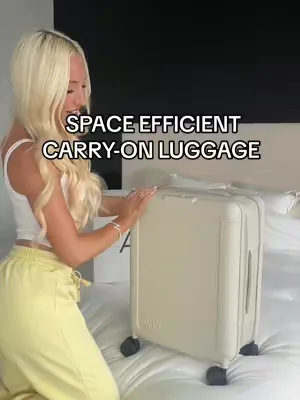 The most space efficient carry-on ✈️ #carryon #luggage #cruisepacking #traveltips #suitcase  