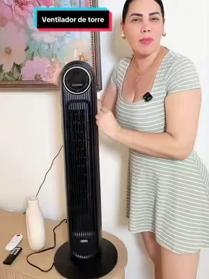 dealsforyou | Ventilador de torre DREO para dormitorio, motor de CC mejorado (versión 2026), alta velocidad de 28 pies/s, ventilador de pie ultrasilencioso (20 dB), 8 velocidades y 4 modos, ventilador de suelo sin aspas con oscilación de 90° para uso en interiores, con mando a distancia, negro#tiktokshopcreatorpicks #dealsforyoudays #ventilador #ventiladordetorre #verano 