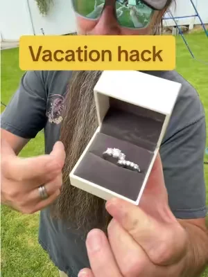 If you’re going on summer vacation this year and don’t wanna take your wedding ring you’re in luck @Atta-jewelryUs just dropped a 2 carat 3 stone Moissanite eternity wedding band set ! No more summer vacation anxiety about losing your wedding ring now now you can use a moissanite wedding set that’s casting 925 silver so it’s also built for every day where #moissanite #weddingring #vacations #traveltiktok #summerwins  
