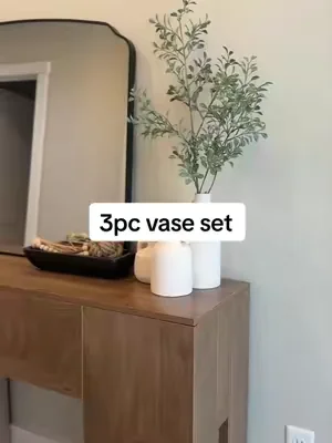Hob Lob could never ✨ I am loving this simple set of vases #vases #flowervase  #dealsforyoudays 