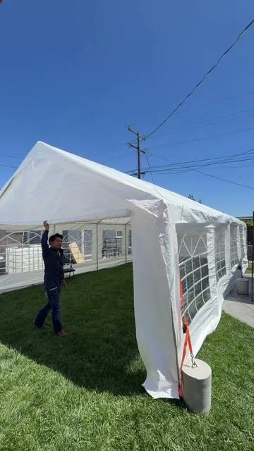 Carport 32x16 FT 40x20 FT Fiesta para cumpleaños, bautizo, organizar evento ##carports##party##carport##quinceañera##cumpleaños