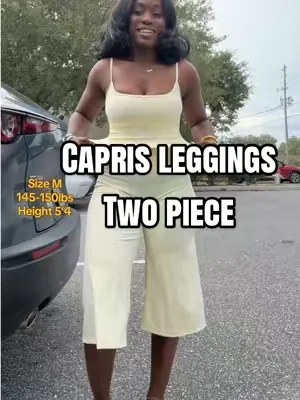 I mean… this set is so gorgeous! So comfy  #twopieceset #matchingset #caprisleggings #dealsforyoudays #summeroutfits 