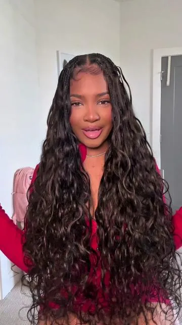 @ISEEHAIR did it AGAIN 😩🥰 Hair: 5 bundles of 24 Inch Body Wave Crochet Hair #miracleknots #bohobraids #crochethair #iseehairbeauty #summervibes 