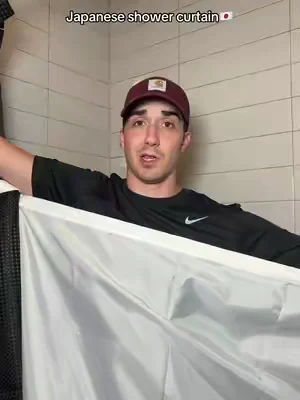 Talk about innovation #shower #bathroomdecor #showercurtain #bathroommakeover 