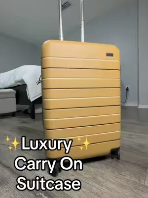 ✨ Luxury Travel Starts Here ✨ Stop replacing cheap luggage. The Carry-On by Away Travel is an investment in premium travel that pays off trip after trip. Crafted with a durable hard-shell exterior, smooth-gliding 360° wheels, and a sophisticated modern design, this is the suitcase built for travelers who expect more. 🧳 Premium craftsmanship ✈️ Effortless rolling and maneuverability 💎 Sleek, luxury-inspired design 🔒 TSA-approved security features 🌎 Built to handle years of adventures Whether you’re heading to a luxury resort, a business meeting, or your dream vacation, this is the carry-on that looks as good as it performs. Upgrade your travel experience with luggage designed to last for the long haul. Buy once. Travel in style for years. ✨ @Away Travel #businesstravel #carryon #traveltips #suitcase #luxurylife 