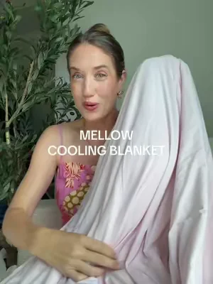 🧊 if you’re waking up sweaty at 3 am, this is a must-have item! this cloud-soft cooling blanket from @@Mellow Sleepa hot sleeper’s dream ##mellowsleep##coolingblanket##viralhome##hotsleeper##dealsforyoudays