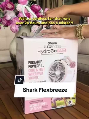 Shark FlexBreeze HydroGo Pro #DealsForYouDays #SummerVibes #tiktokshopcreatorpicks #sharkhome #fans 