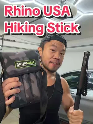 These Hiking Sticks from @Rhino USA are hiding some surprises. This video is also hiding some surprises #outdoorgear #Hiking #campinggear #fishing #giftsforhim 
