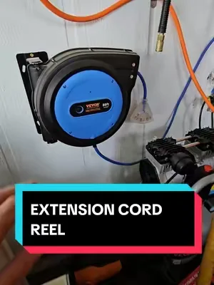 VEVOR RETRACTABLE EXTENSION CORD REEL, VARIOUS SIZES AND LENGTHS AVAILABLE, 3 PLUG WITH LED INDICATOR. #extensioncordreel #extensioncord #tiktokshopcreatorpicks #summervibes #dealsforyoudays @VEVOR Store @CreatorCollab_Mabel @Haidee_Collab 