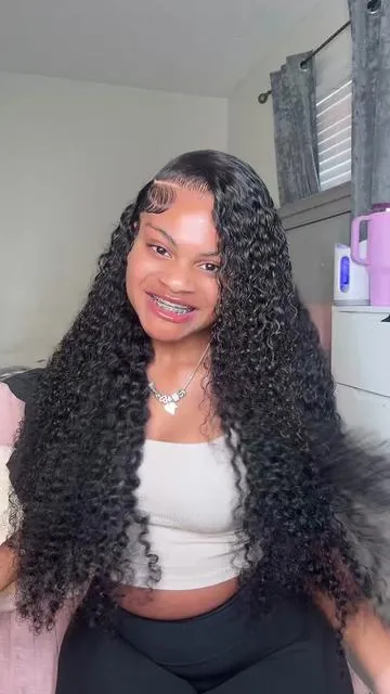 Burmese curls are the hair of the summer 😍☀️ Wig from @After Black Hair Shop CLICK LINK ON VIDEO 🛒 #DealsForYouDays #Summervibes #Wiginstall #curlywiginstall #wiginstallation 
