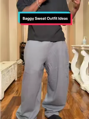 Sweatpants outfit ideas. #dealsforyoudays #mensstyle #outfitideas #sweatpants #baggysweats 