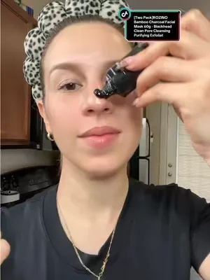 Envío gratis!!✅🙂‍↔️✨súper buena 10/10 [Paquete de dos] Mascarilla facial de carbón de bambú ROZINO 60 g - Limpieza de poros purificadora de puntos negros Exfoliante Super Moisture Peel Cuidado de la piel para una hidratación radiante - #facemask #charcoalmask #cuidadodelapiel #limpiezafacial #puntosnegros 