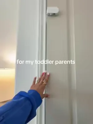 An extra set of eyes with me! #doorlock #childproof #childsafety #toddlers #toddlerparents 