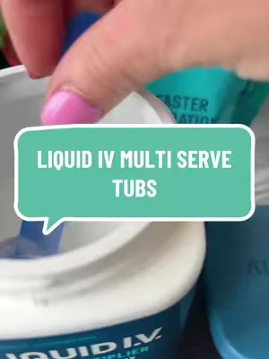 These new multi serve tubs are a better value than the sticks 🔥 @Liquid I.V. #electrolytes #hydration #dealsforyoudays 
