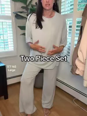 Pregnant, Postpartum & beyond 🙌🏼🥰 #loungeset #comfyset #twopieceset #matchingset #pregnancyoutfit  @PrettyGarden 