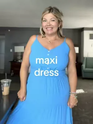OBSESSED with this maxi dress 🤩 #fyp #fypシ #dealsforyoudays #TikTokFashion 