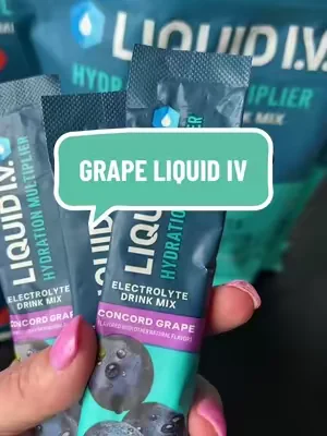 Grape is my favorite flavor but it always sells out fast 🔥 @Liquid I.V. #electrolytes #hydration #dealsforyoudays 