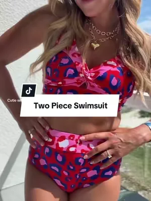 Super cute new full coverage two piece swimsuit! @Aleumdr Fashion  #bikini  