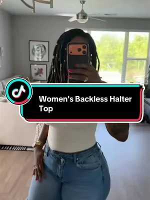 I don’t say this often… but this top is a need, not a want. 😮‍💨✨ The fit is so flattering, it’s double-lined, comfortable, and instantly elevates a pair of denim shorts, jeans, skirts… literally everything. I had to grab more than one color because I already knew I’d wear it on repeat. 🤍💚 Tap the cart, pick your favorite color (or do what I did and grab two 😉), and check out before your size disappears! ✨ #tiktokshopcreatorpicks #dealsforyoudays #summertop #haltertop #backless 