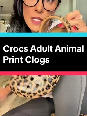 Crocs Adult Animal Print Clogs #CrocsSuperBrandDay #TiktokShopCreatorPicks @Crocs 