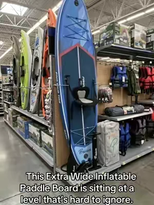 Extra Wide Inflatable Paddle Board #DealsForYouDays #SummerWins 
