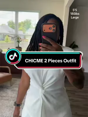 This set is giving effortless luxury without the luxury price tag. 🤍✨ The twist-front detail snatches the waist, the pants are flowy and comfortable, and the entire outfit looks polished the second you put it on. It’s one of those sets you can wear to brunch, vacation, church, date night, baby showers, or any event where you want to look put together with minimal effort. Tap the cart, grab yours before your size is gone, and thank me later. 🤍 #tiktokshopcreatorpicks #dealsforyoudays #officewear #businesswear 