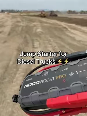 A jump starter strong enough to start your diesel truck and the rest of your families vehicles. #jumpstarter #dieseltruck #dieseltrucks #dieselpower #dealsforyoudays @noco 
