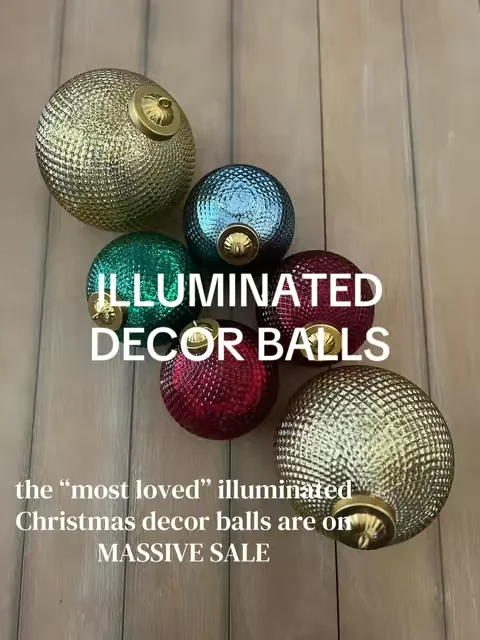 Buy the good stuff when nobody else is thinking about it. They’re on a HUGE discount compared to what they normally are! These illuminated ornament balls are battery-operated, can sit flat or hang, and instantly make your home look professionally decorated. Future you is going to be so happy you grabbed these before the holiday rush. #illuminated ##christmasdecor##homedecor##dealsforyoudays##tiktokshopcreatorpicks